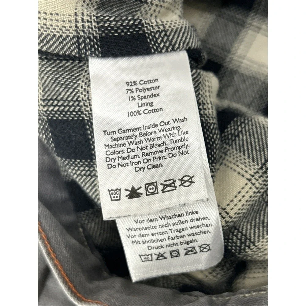 Eddie Bauer Boyfriend Jeans Women T10 Gray Mid Rise Flannel Lined Tall Relaxed